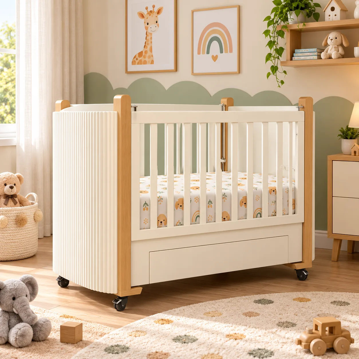 Modern Ivory Cot - Main Display Photo