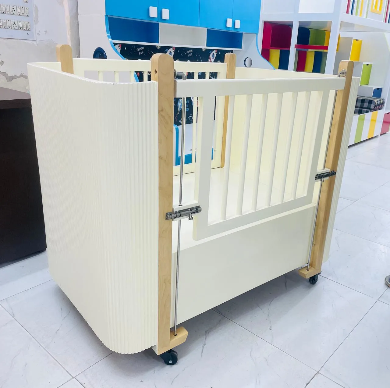 Modern Ivory Cot - View 2