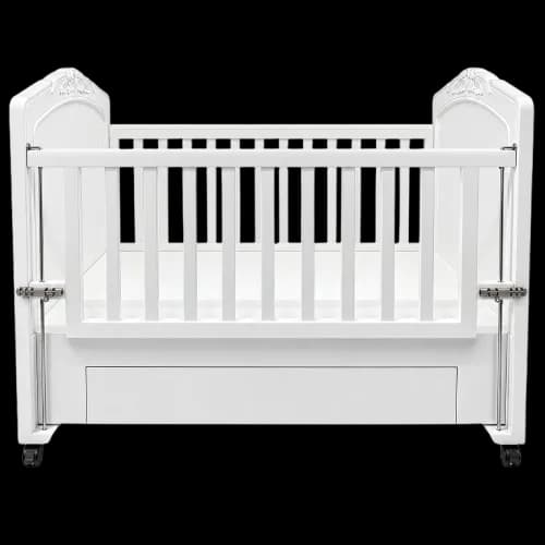 Royal Tufted White Cot