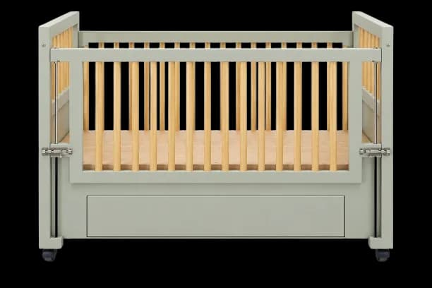 Sage Green Haven Cot