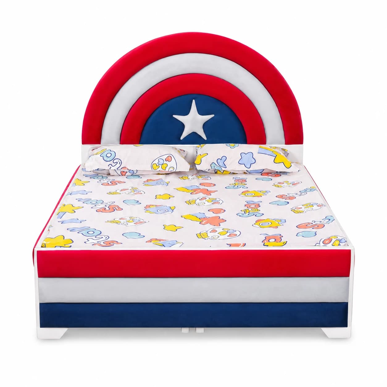 Captain America Themed Double Bed - View 4