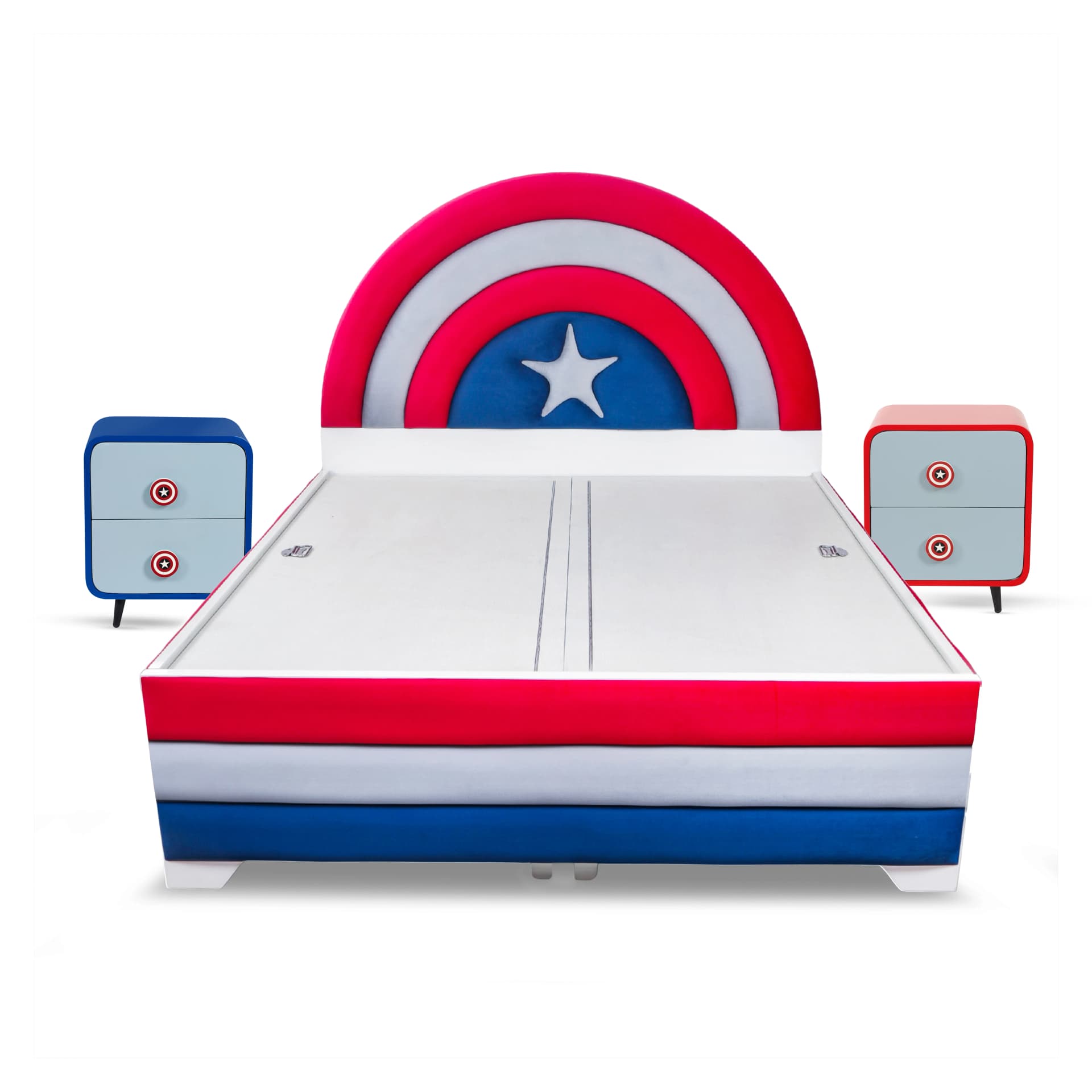 Captain America Themed Double Bed - View 5