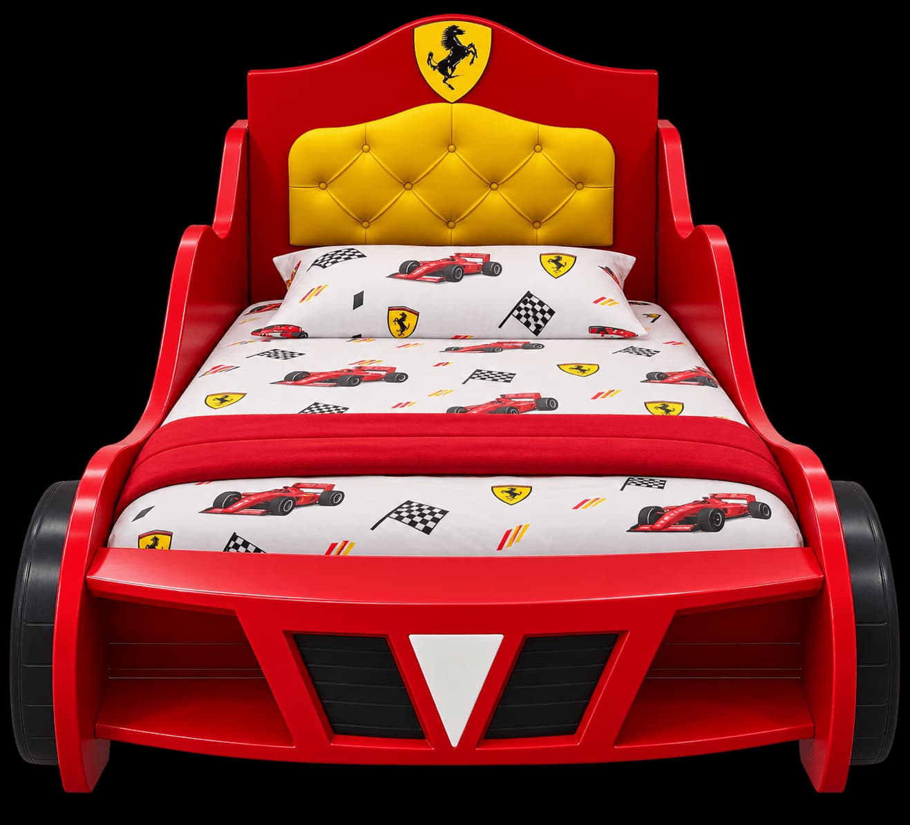 Racecar Shaped Single Bed
