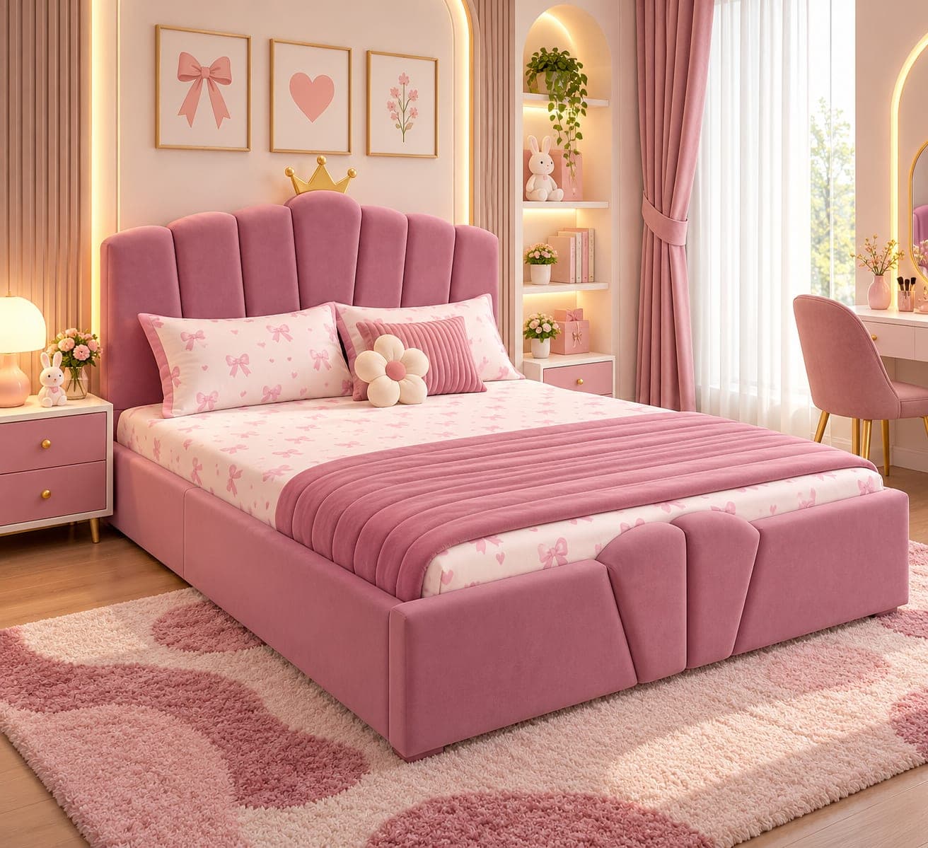 Royal Petal Double Bed - Main Display Photo