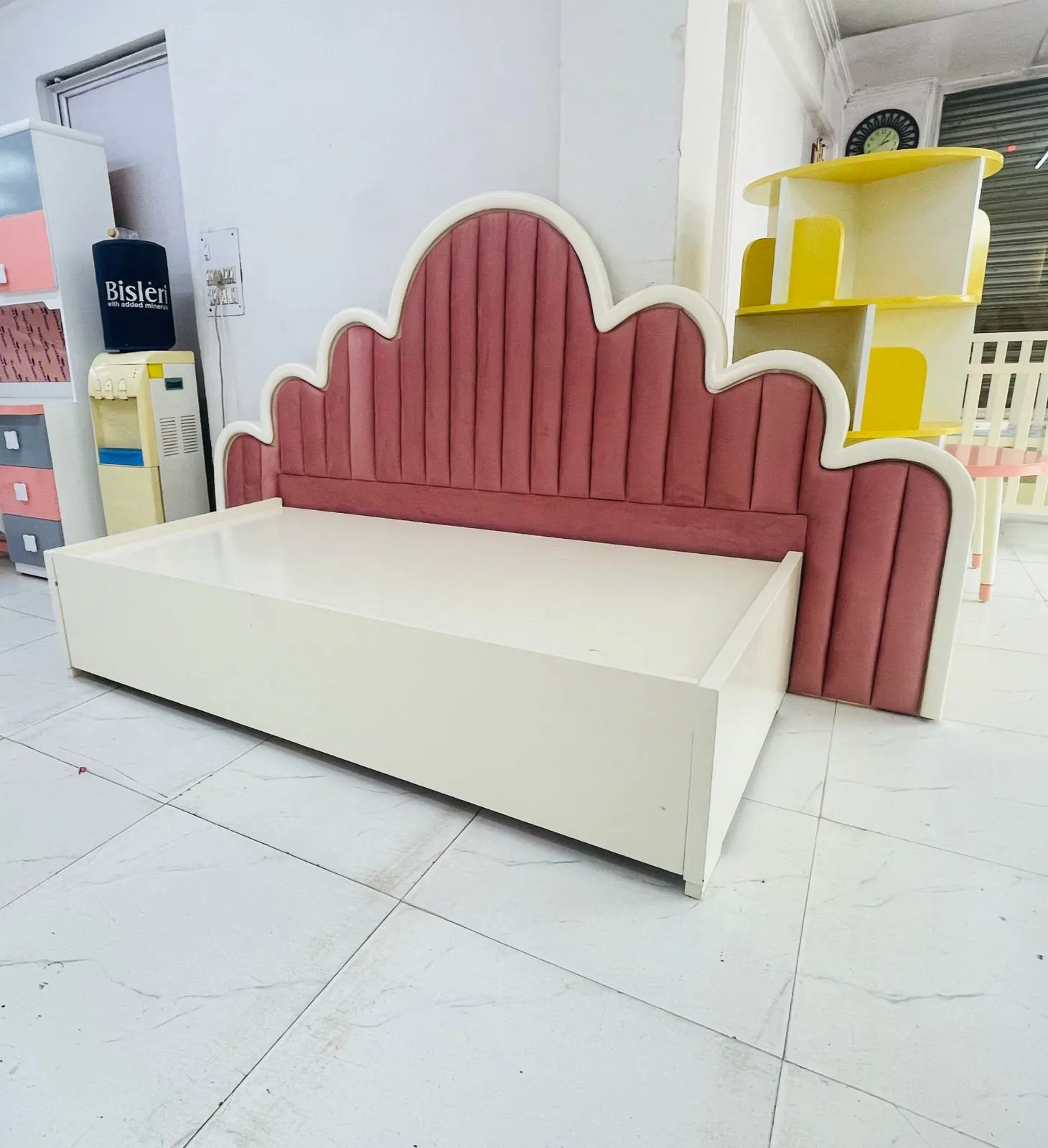 Whimsical Cloud Kids Pullout Bed - View 3