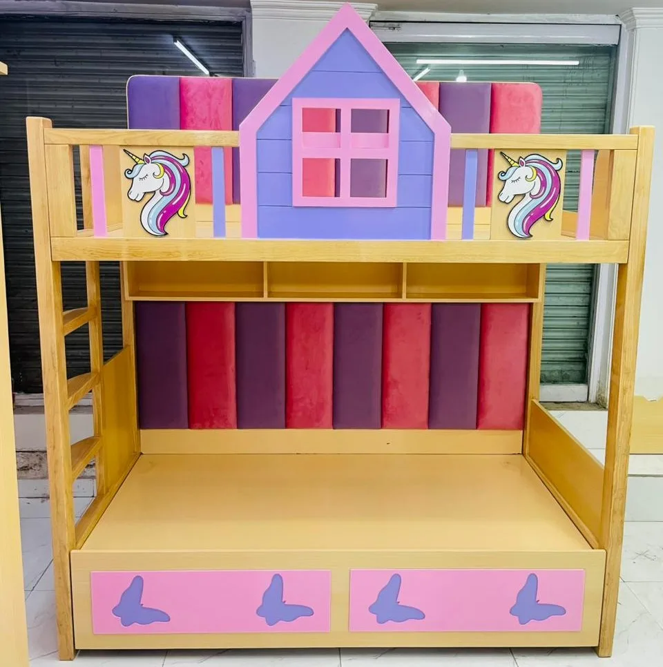 Dreamy Unicorn Bunk Bed - View 2