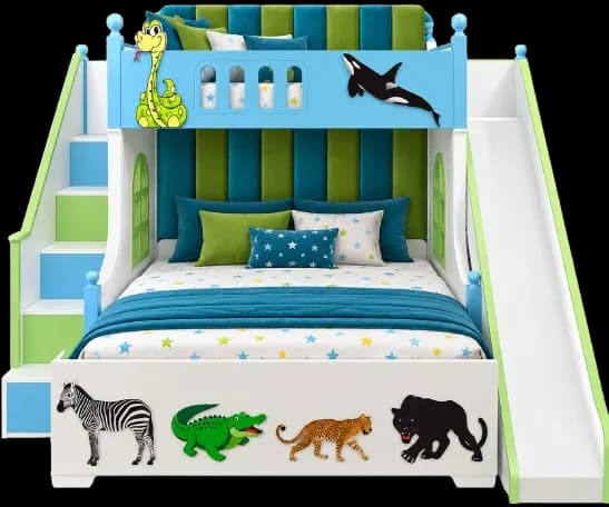 Jungle Themed Bunk Bed