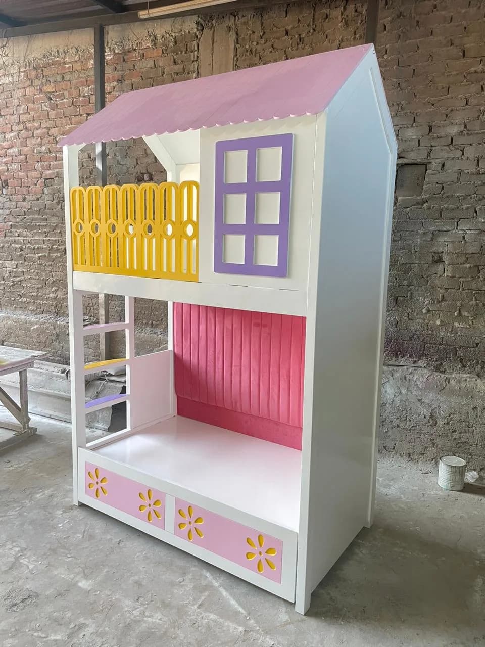 Pastel Blossom House Bed - View 2
