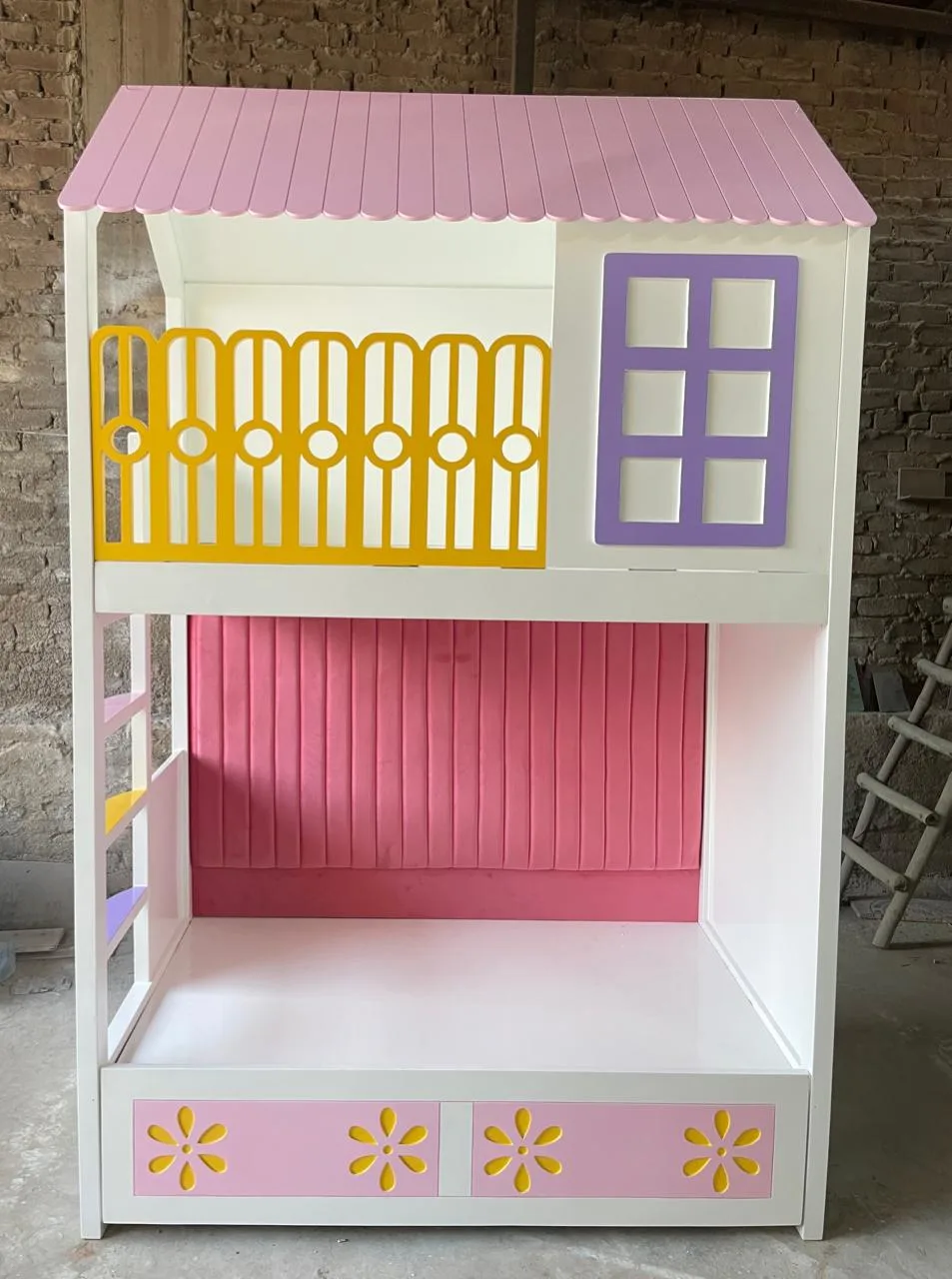 Pastel Blossom House Bed - View 3