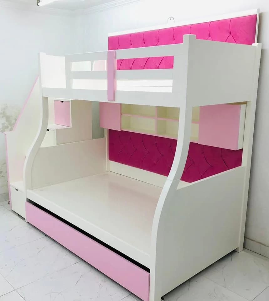 Pastel Pink Dream Bunk Bed - View 4