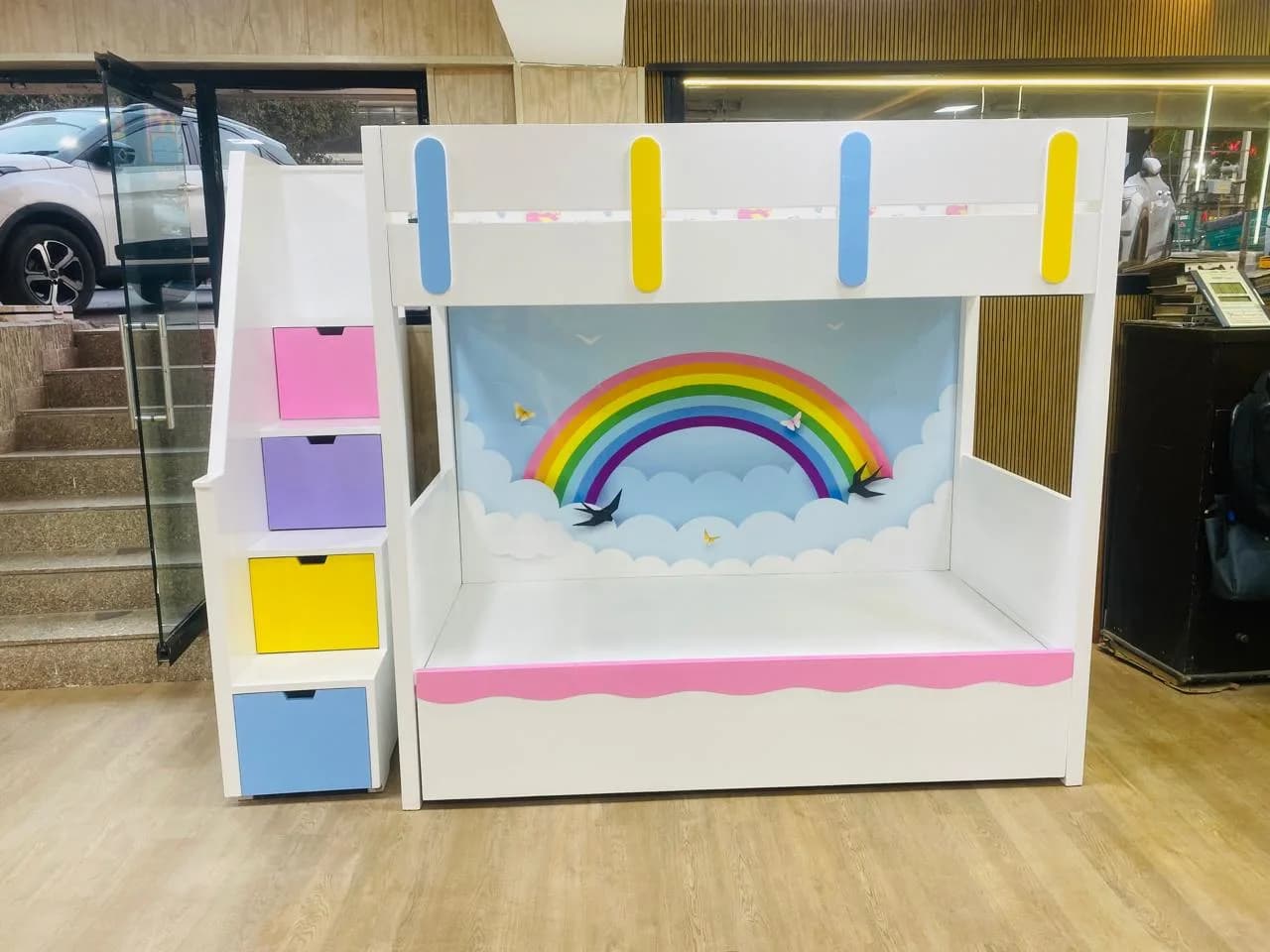 Rainbow Bunk Bed - View 2