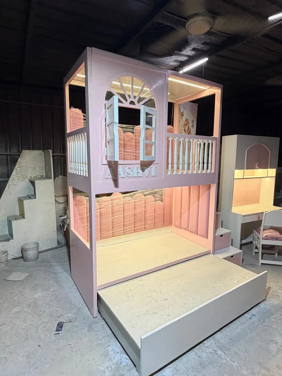 Rosette Dreamhouse Bunk Bed - View 2