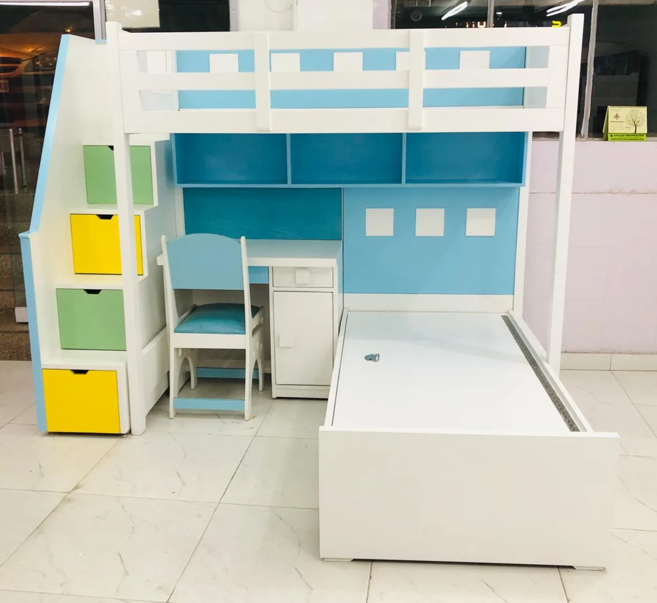 Skyline Study Storage Bed - View 3