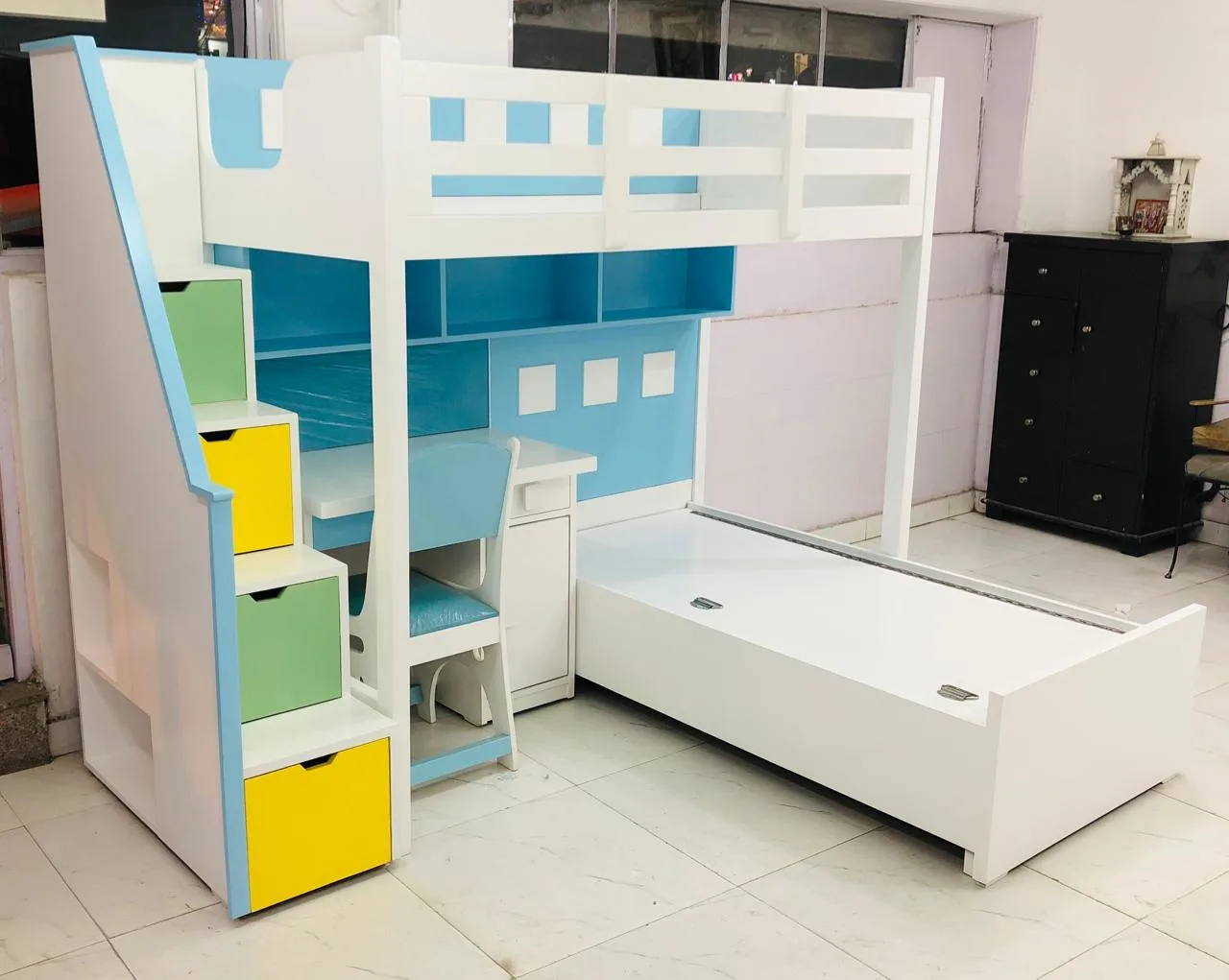 Skyline Study Storage Bed - View 4