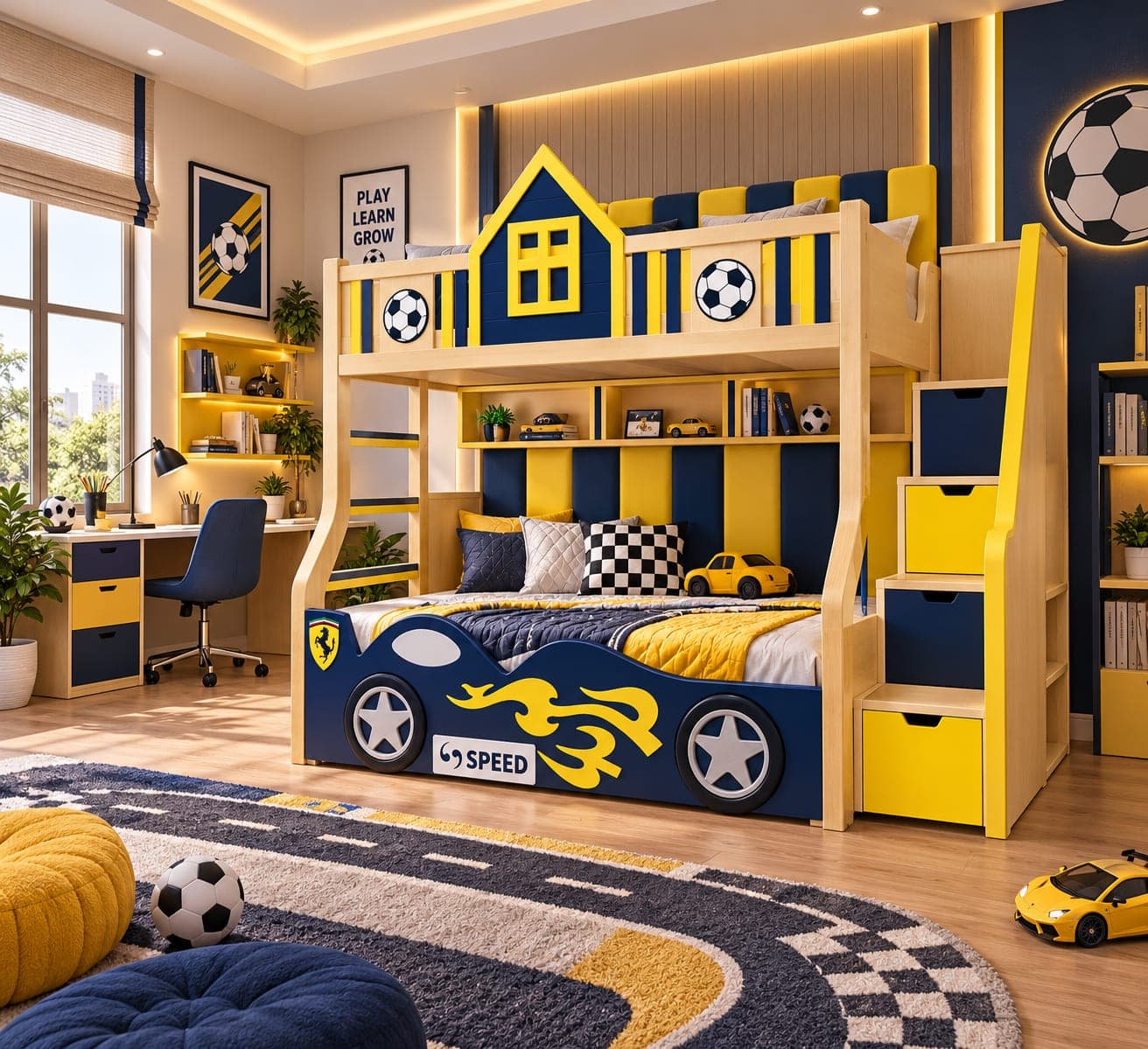 Velocity Racer Bunk Bed - Main Display Photo