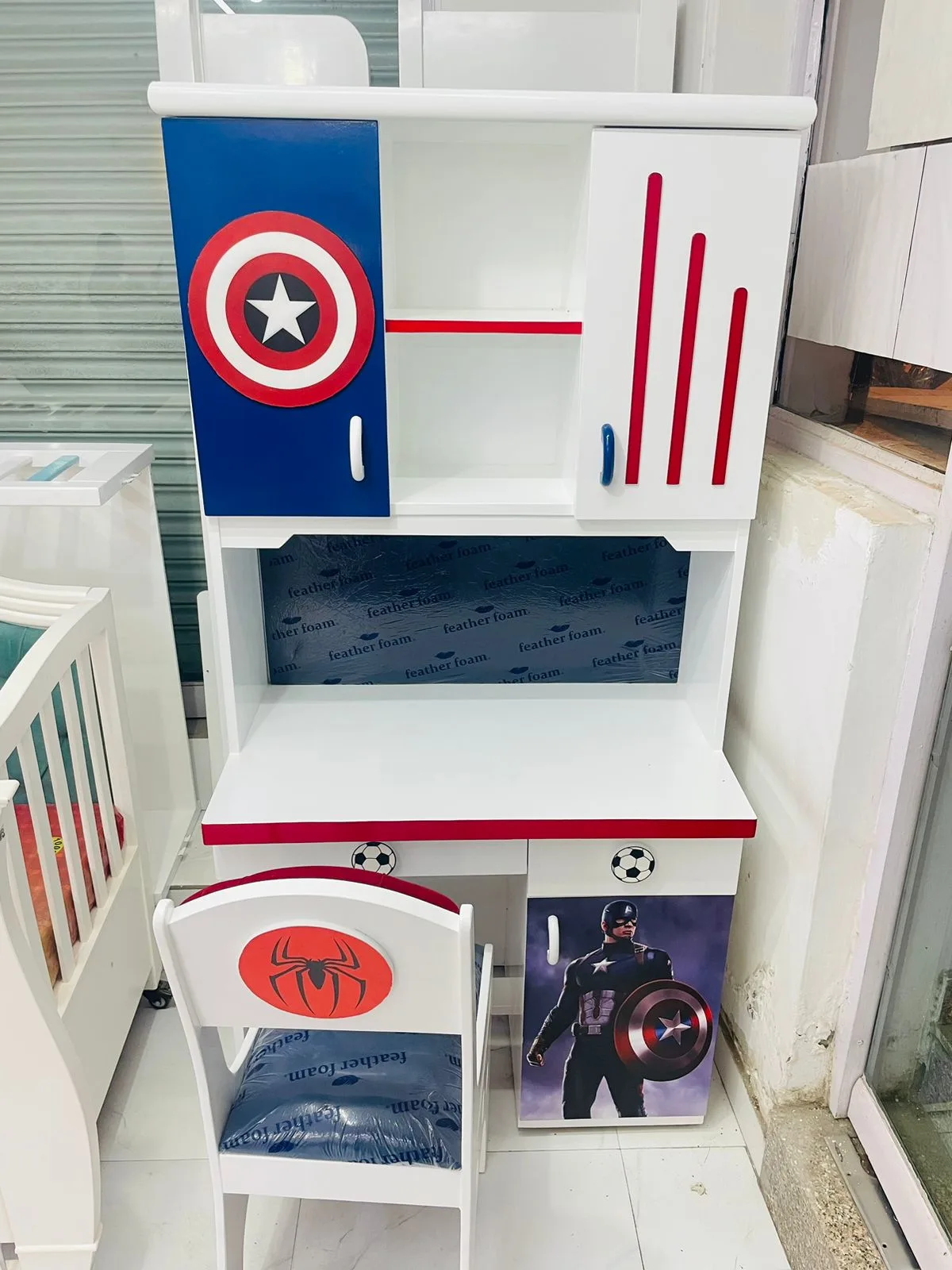 Captain America Study Desk - Main Display Photo