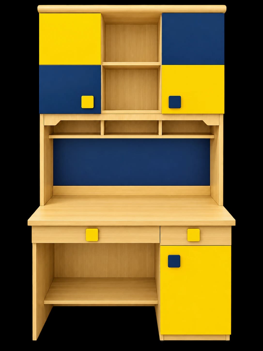 Navy Spark Study Desk