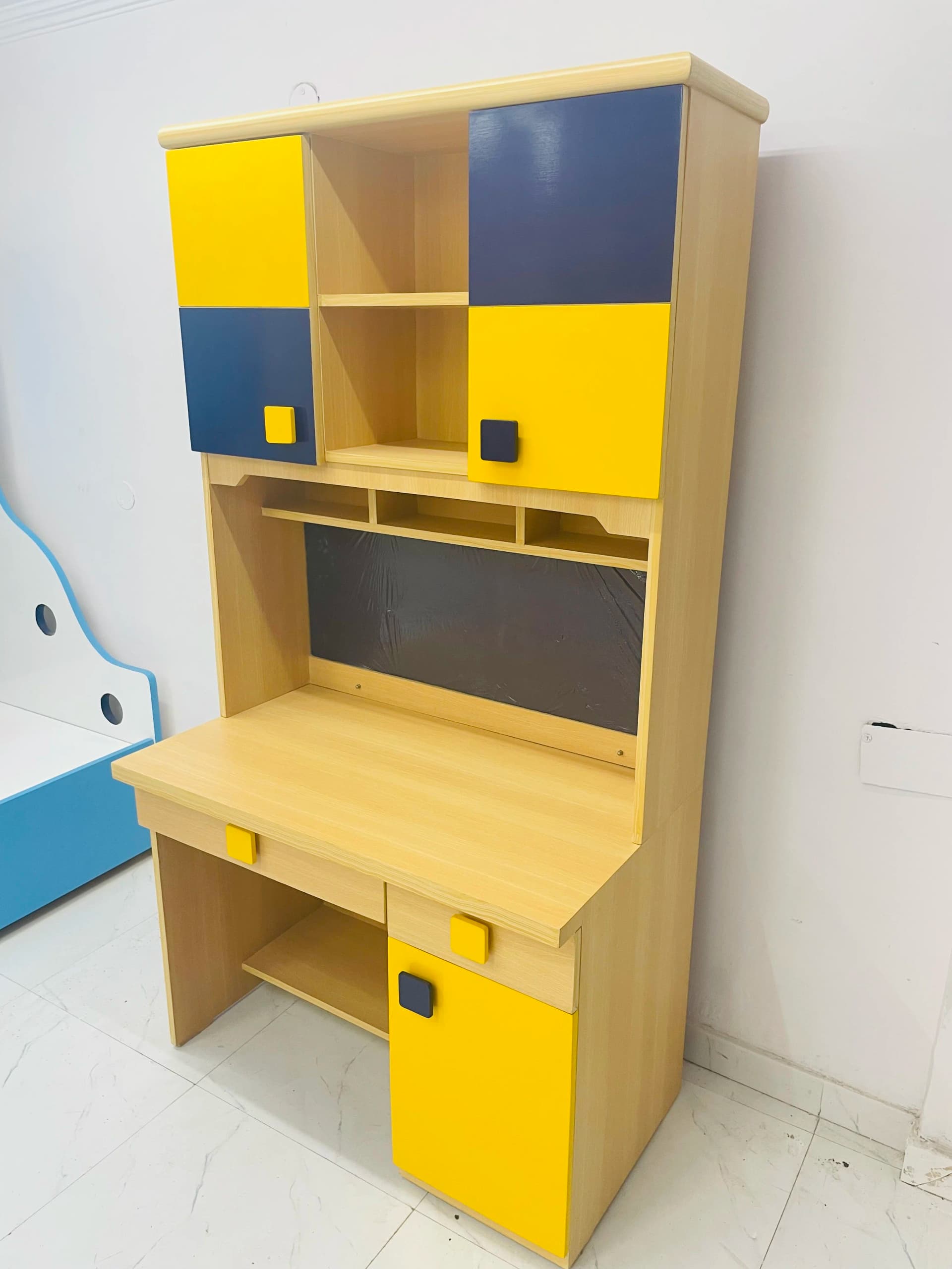 Navy Spark Study Desk - View 2