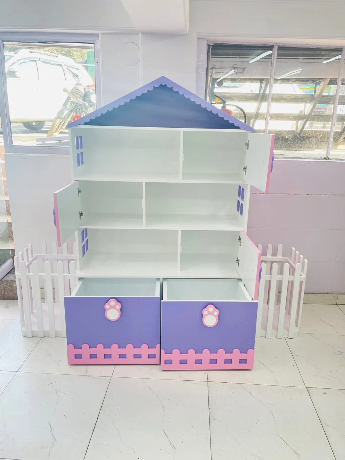 Dreamy Dollhouse Storage Unit - View 2