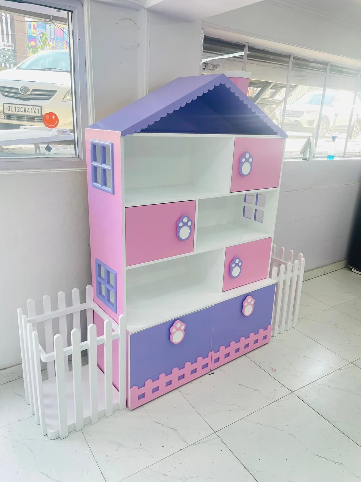 Dreamy Dollhouse Storage Unit - View 3